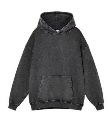 Washed hoodie Portrait embroider music player Couple family gift