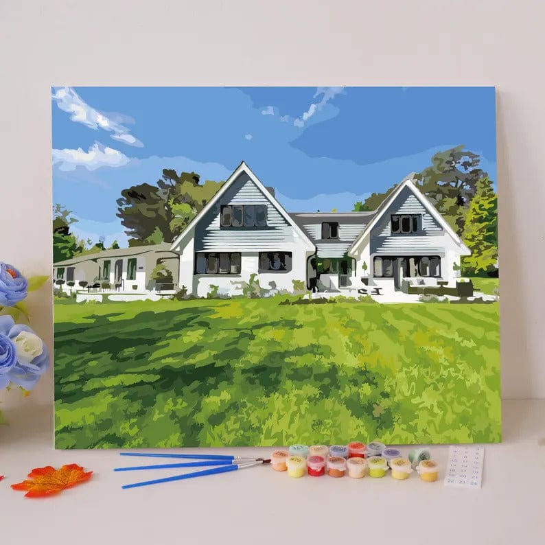 Custom Paint by Numbers Kit: Fun DIY Art for All! | Unique Personalized Father's Day Gift