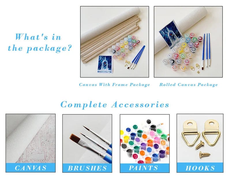Custom Paint by Numbers Kit: Fun DIY Art for All! | Unique Personalized Father's Day Gift