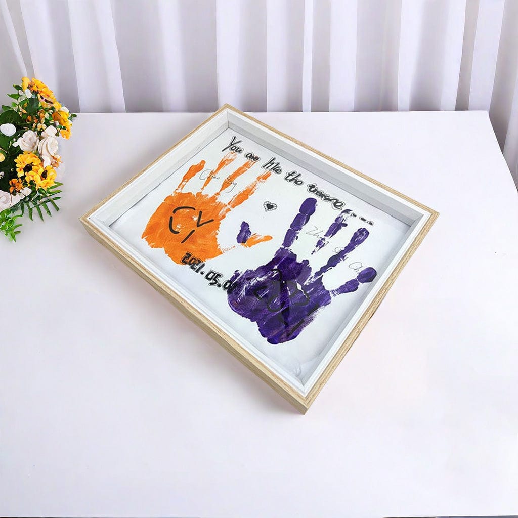 DIY paar handabdruck bilderrahmen Geburtstag geschenk Jahrestag Valentinstag bilderrahmen