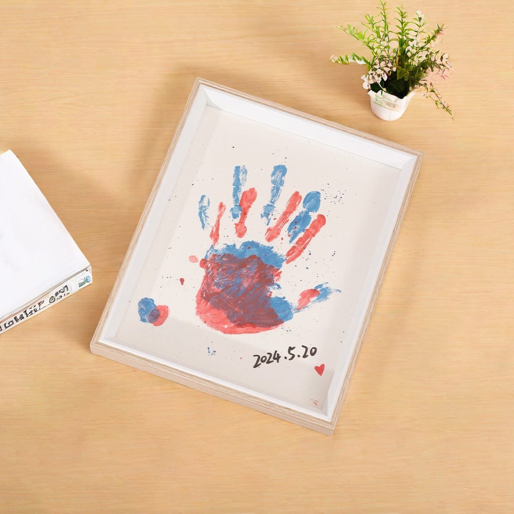 DIY paar handabdruck bilderrahmen Geburtstag geschenk Jahrestag Valentinstag bilderrahmen