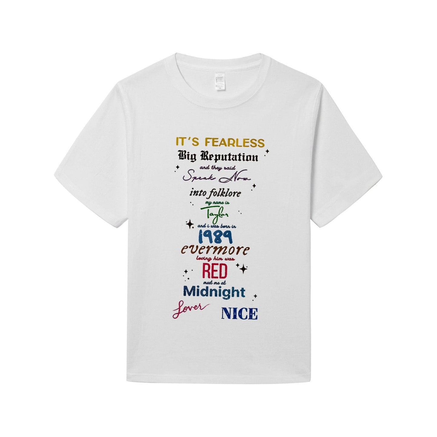 Individuell gestaltetes T-Shirt mit Musikalbum-Kollektion