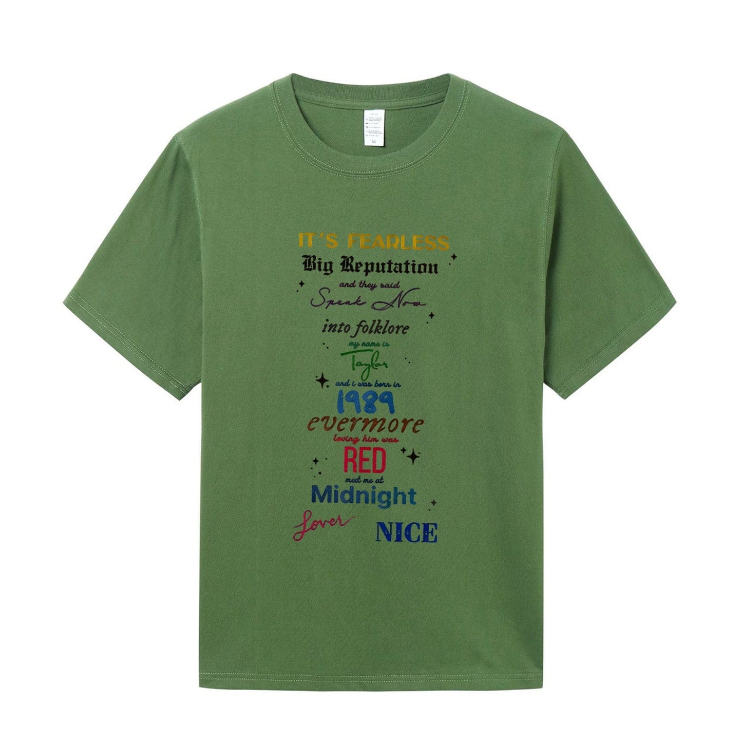 Individuell gestaltetes T-Shirt mit Musikalbum-Kollektion