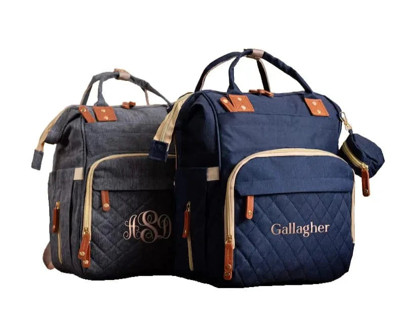 Personalized Diaper Bag Backpack: A Fantastic Gift for New Moms, Ideal for Baby Boys or Girls at Baby Showers