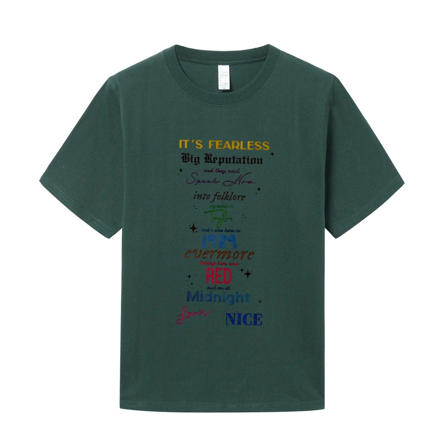 Individuell gestaltetes T-Shirt mit Musikalbum-Kollektion