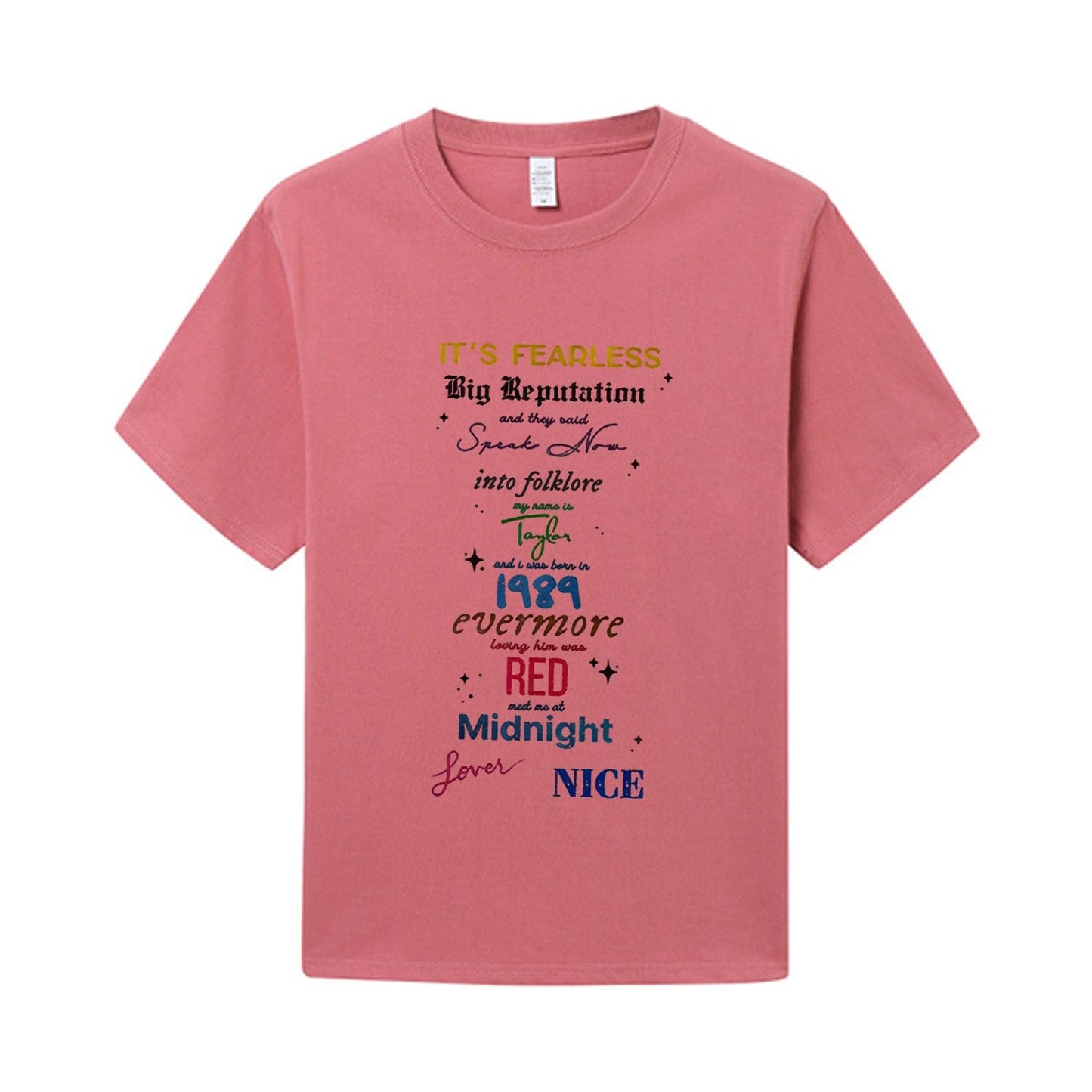 Individuell gestaltetes T-Shirt mit Musikalbum-Kollektion