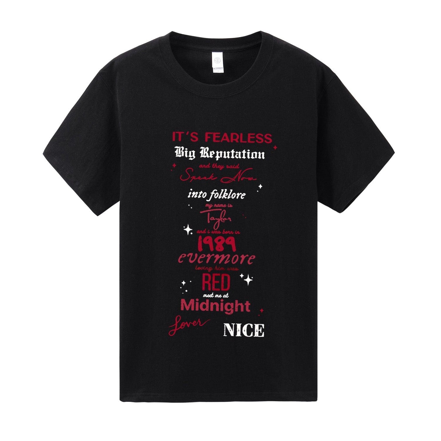 Individuell gestaltetes T-Shirt mit Musikalbum-Kollektion
