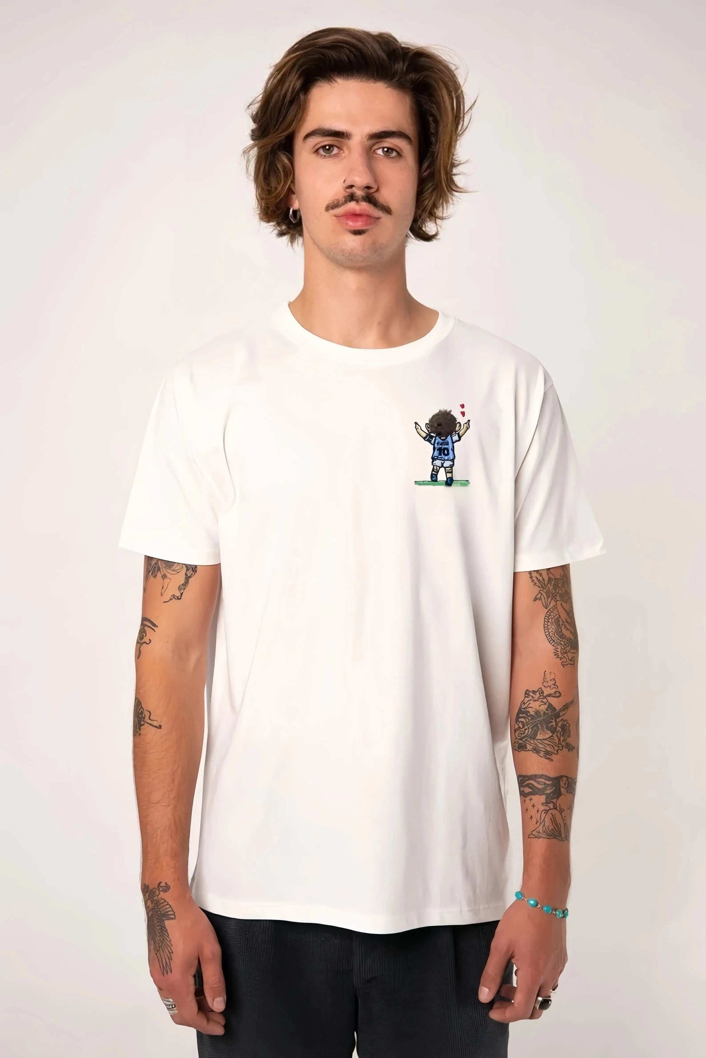 Custom Messi Embroidered T - shirts & Sweatshirts: Multiple Colors & Sizes