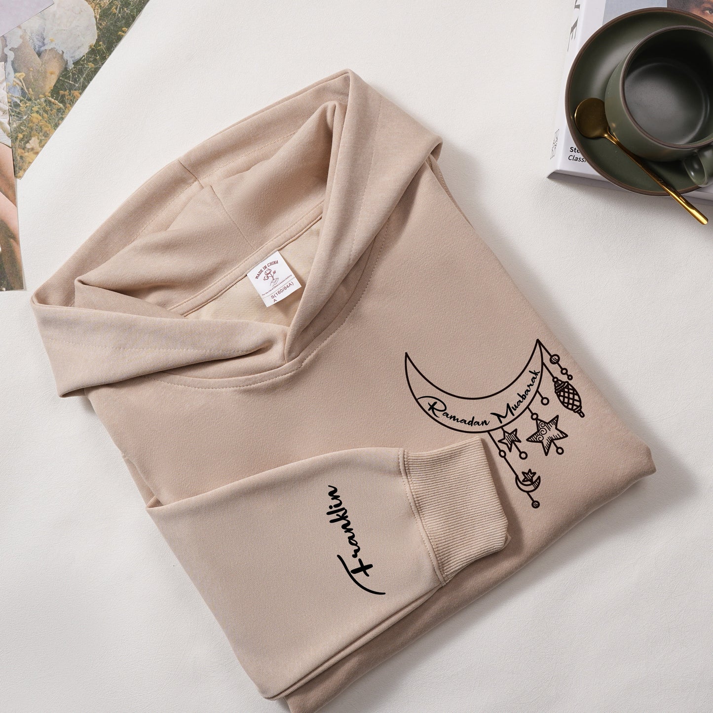Benutzerdefinierter Alhamdulillah Hoodie, Ramadan Muabarak Hoodie, Ramadan Themen Hoodie