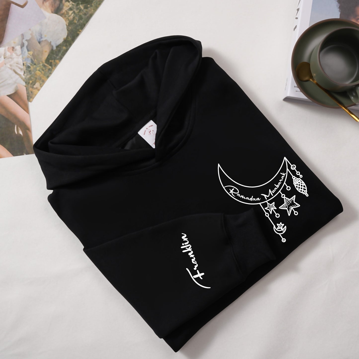 Benutzerdefinierter Alhamdulillah Hoodie, Ramadan Muabarak Hoodie, Ramadan Themen Hoodie