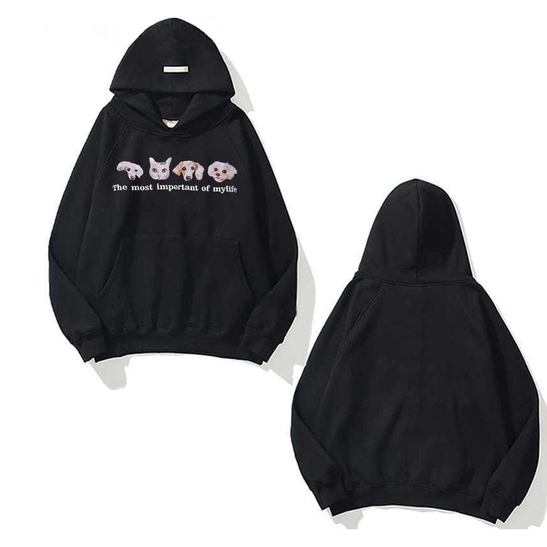 Custom embroidery personalized pet custom men and women retro street couple sportswear