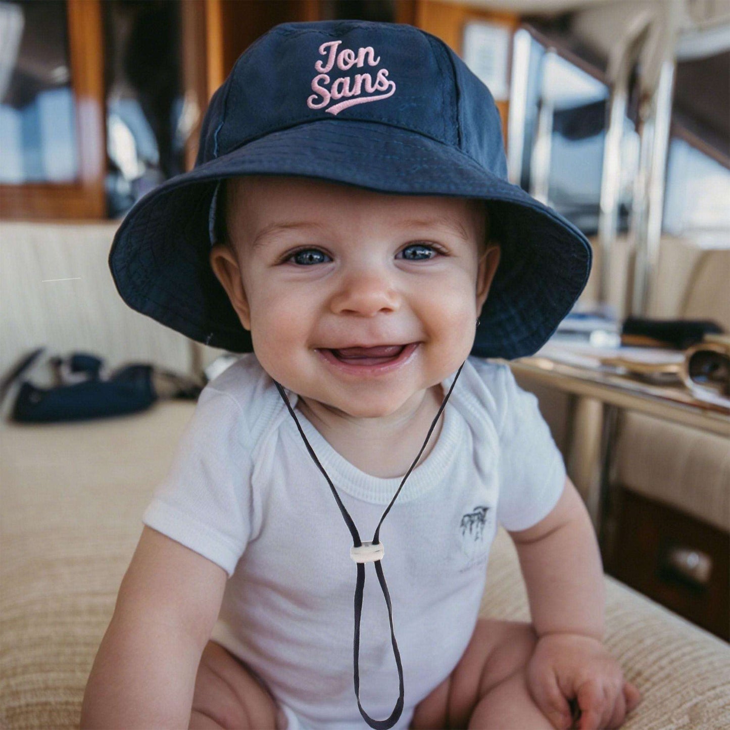 New Arrivals Custom Embroidered Kids Bucket Hat Summer Sun Hat with Name