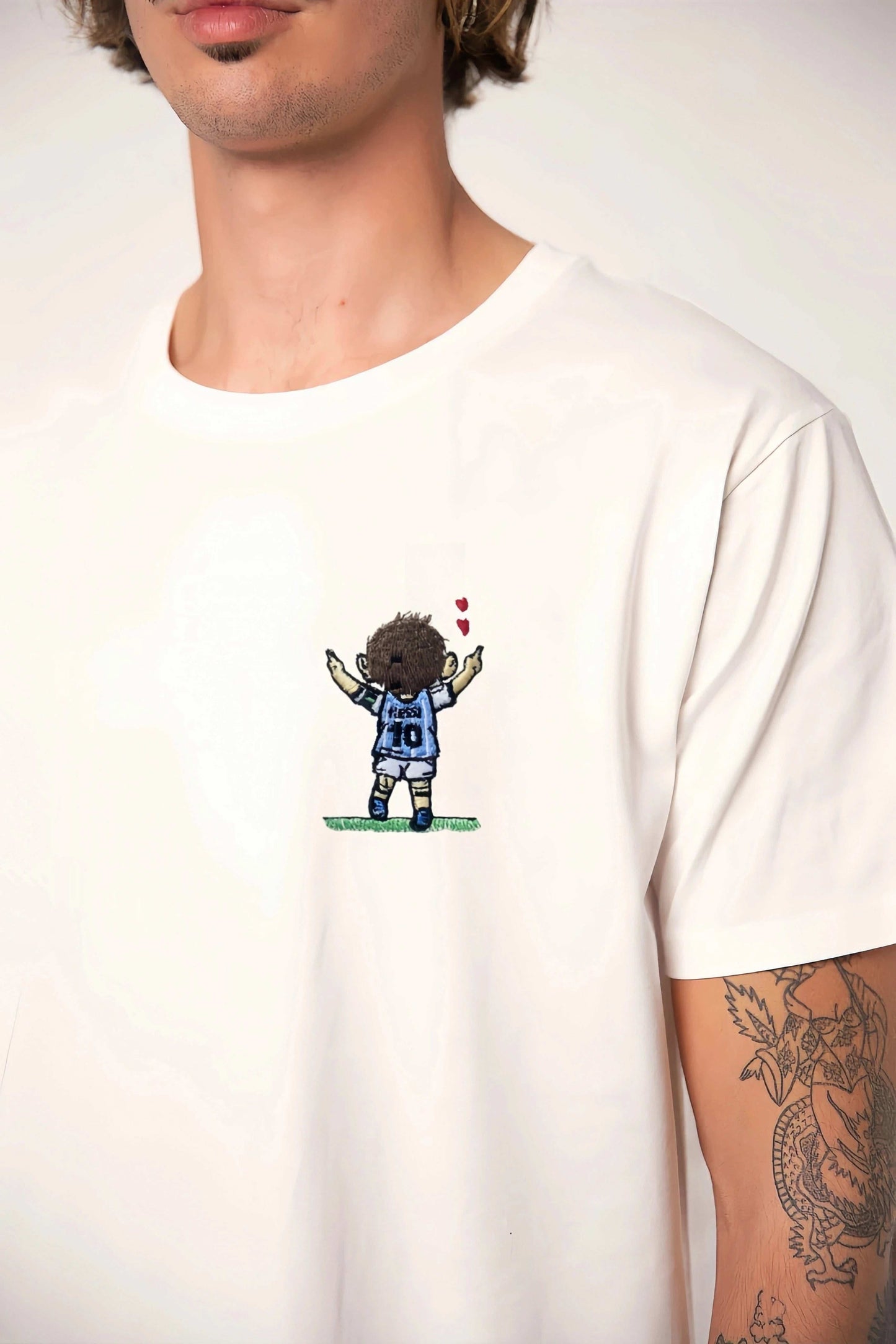 Custom Messi Embroidered T - shirts & Sweatshirts: Multiple Colors & Sizes