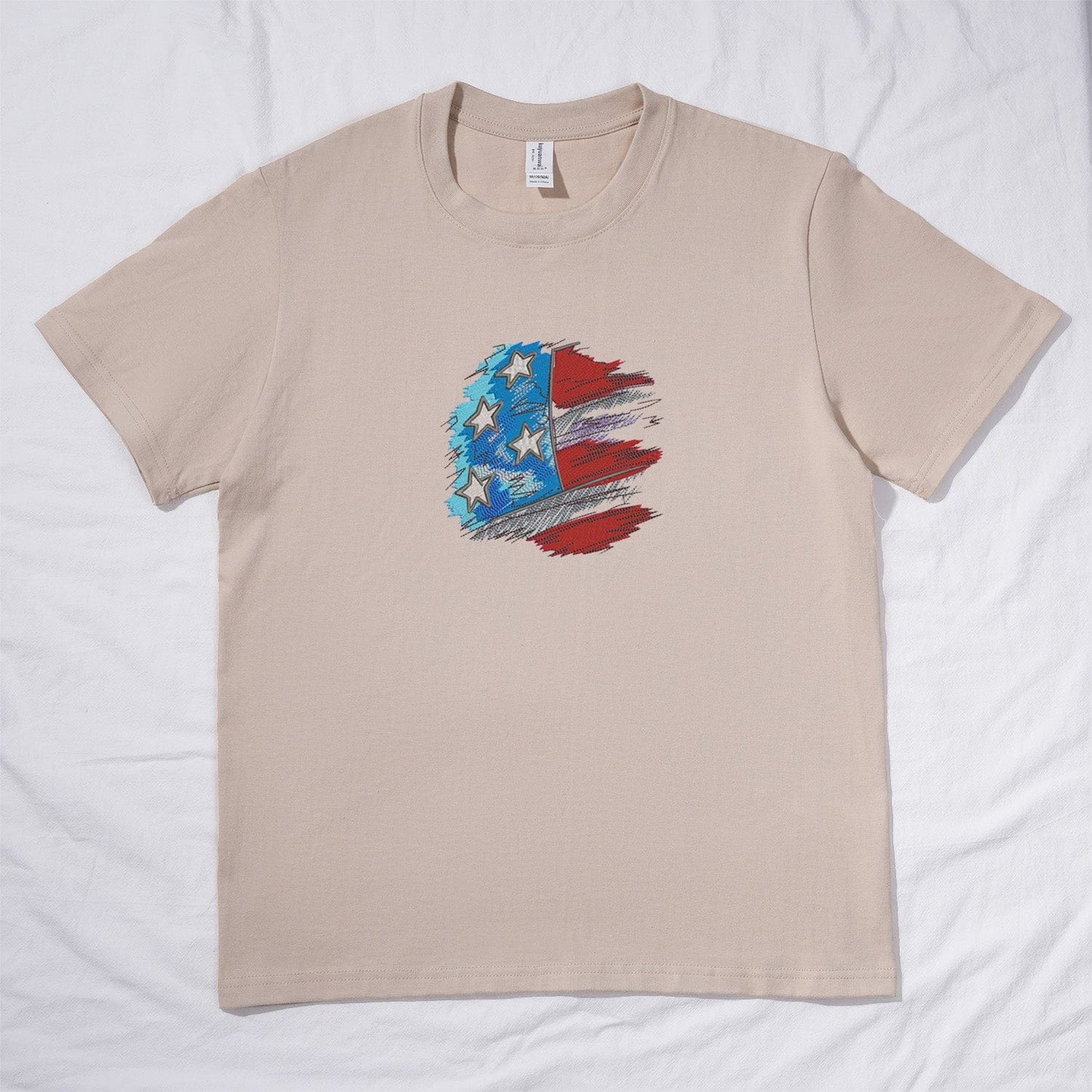 Flaggentag. Gedenkfeiern, Danksagungen, bestickte T-Shirts
