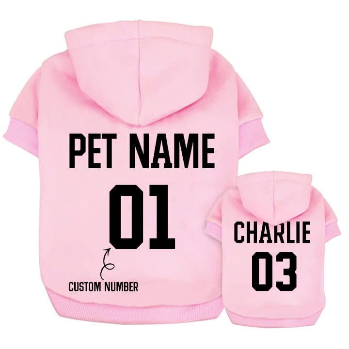 Hundehoodie mit individuellem Aufdruck
