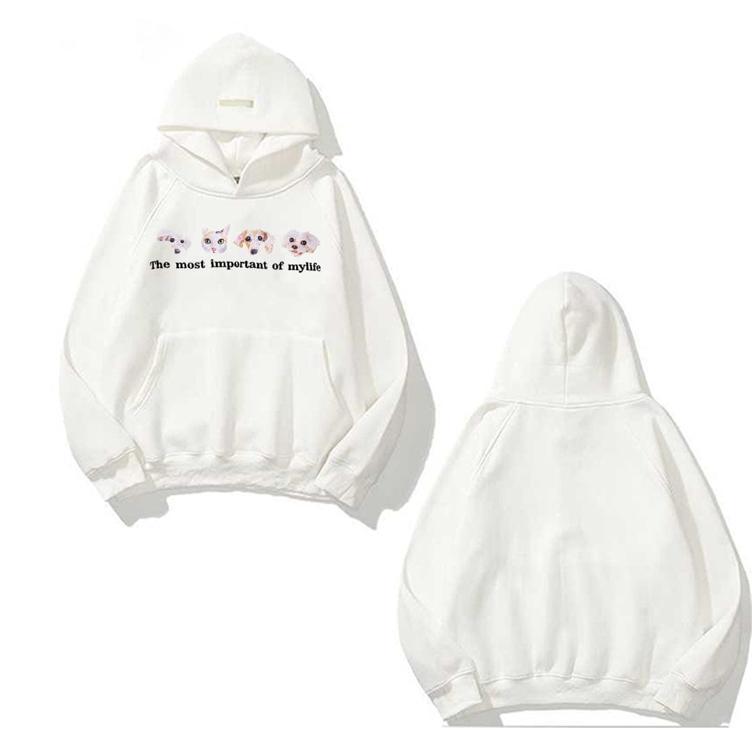 Custom embroidery personalized pet custom men and women retro street couple sportswear