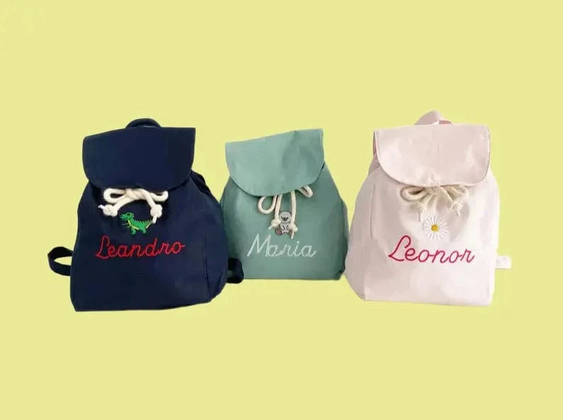 Embroidered Magic: Custom Canvas Backpacks for Little Adventurers!