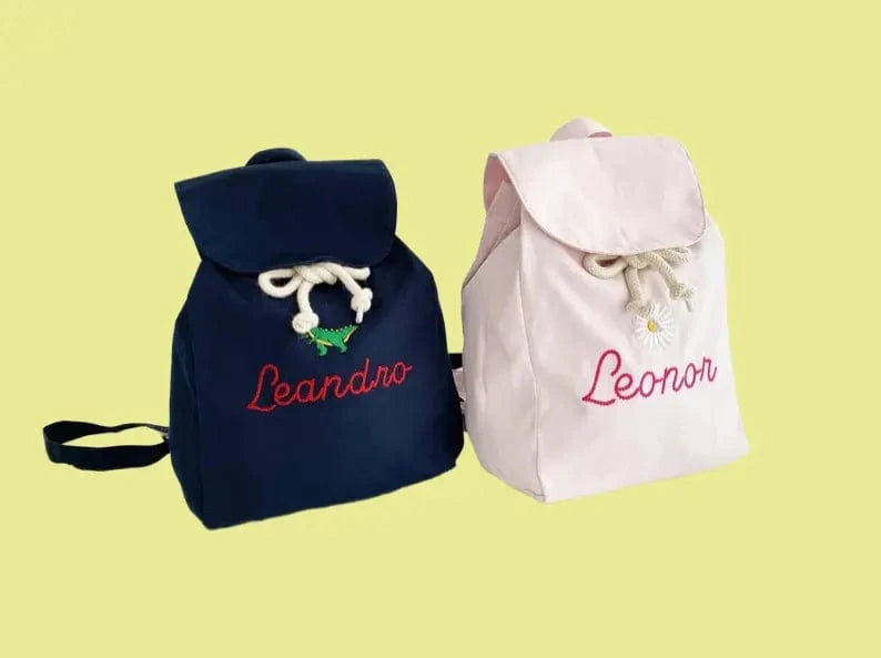 Embroidered Magic: Custom Canvas Backpacks for Little Adventurers!
