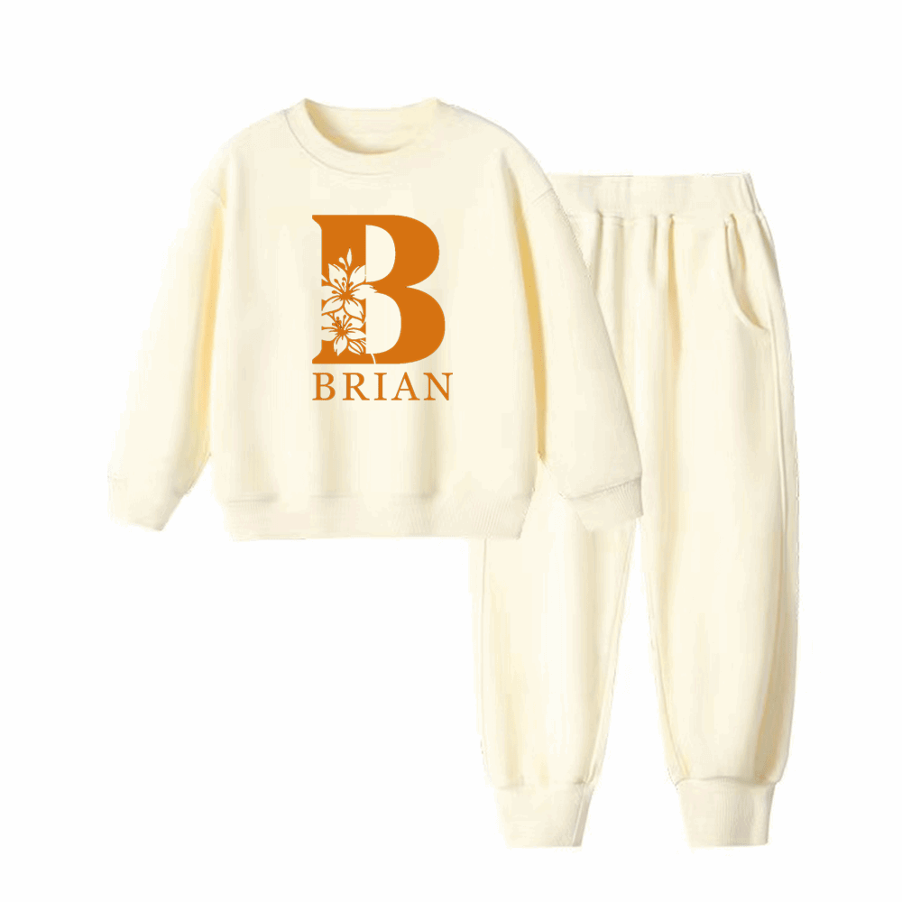 New Arrivals Comfortable Sweatshirt and sweatpants with customizable Heavyweight Cotton for kids' wear