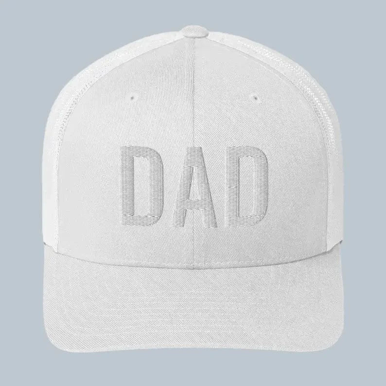 Embroidered Dad Trucker Cap – Perfect Gift for New Dads, Pregnancy Reveals & Father's Day