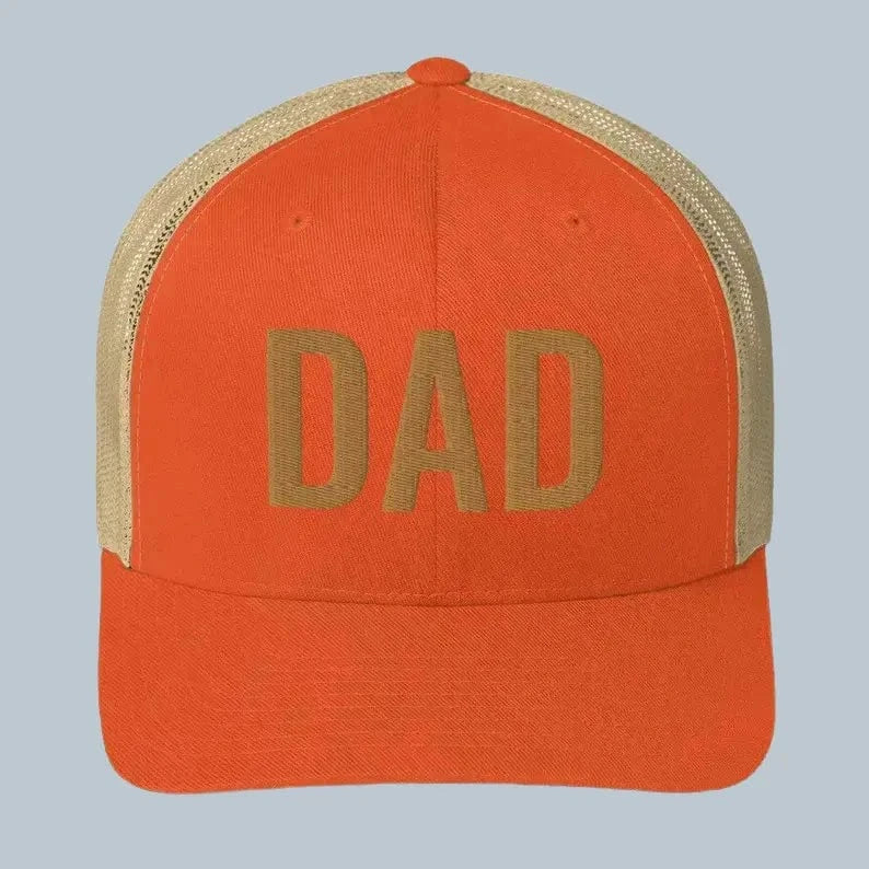 Embroidered Dad Trucker Cap – Perfect Gift for New Dads, Pregnancy Reveals & Father's Day