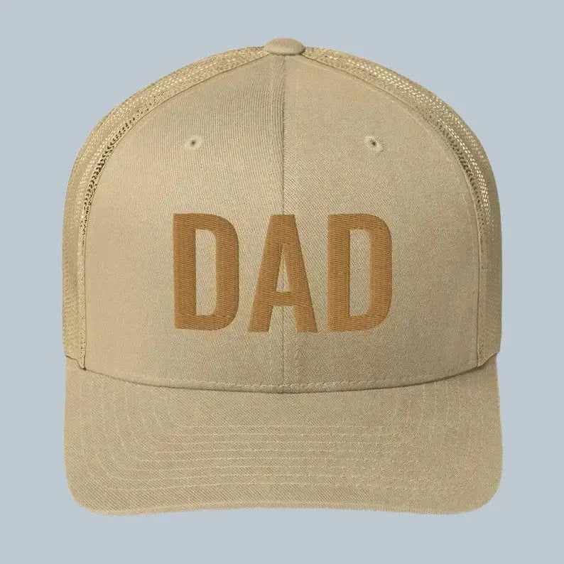 Embroidered Dad Trucker Cap – Perfect Gift for New Dads, Pregnancy Reveals & Father's Day