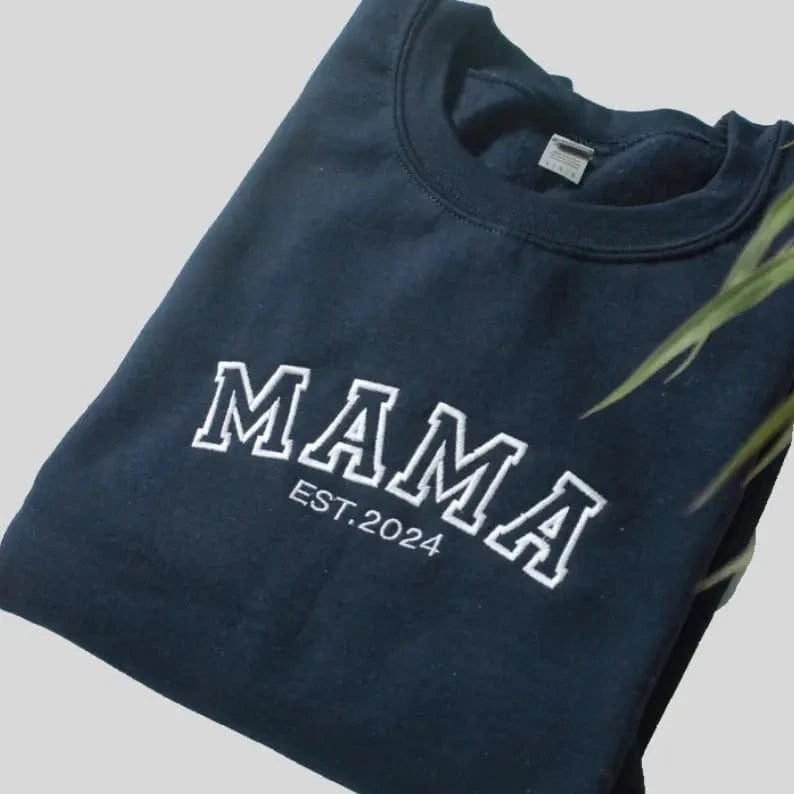Custom Embroidered Text Sweatshirt – Personalized Crewneck with Your Name & Letters | Unique Gift Idea
