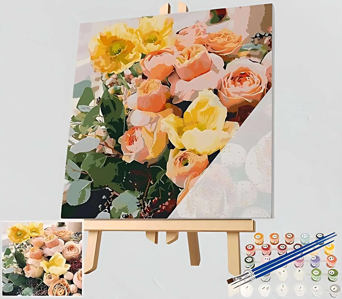 Unleash Your Inner Artist: Custom Paint - by - Numbers for Adults! A Fun DIY Gift for Festive Creativity