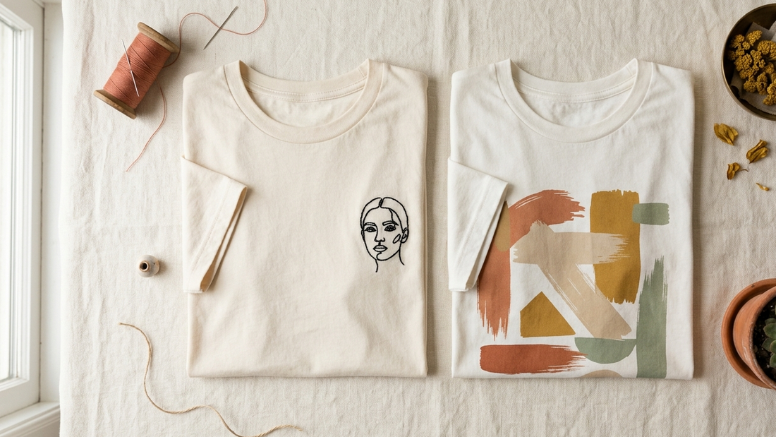 Embroidery vs. Print: How to Choose Your Summer T-Shirt