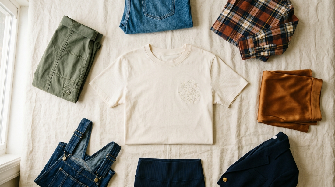 7 Outfit Formulas for Your Custom Embroidered T-Shirt