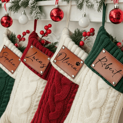 2025 New Embroidered Christmas Stocking - Holiday Decor Embroidered Sock Christmas Decoration Accessory