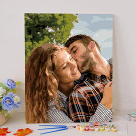 Custom Paint by Numbers Kit: Fun DIY Art for All! | Unique Personalized Father's Day Gift