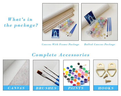 Custom Paint by Numbers Kit: Fun DIY Art for All! | Unique Personalized Father's Day Gift