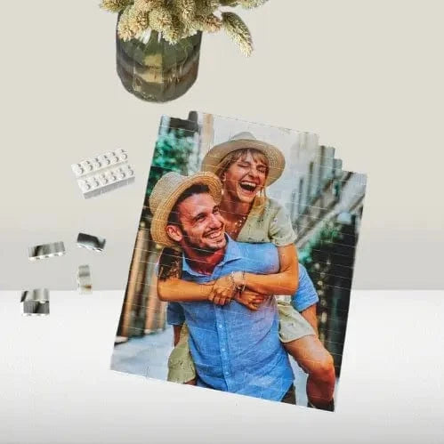 Festival Photo Gift: 144 - Piece Custom Building Brick Picture Puzzle for Adults