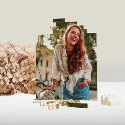 Festival Photo Gift: 144 - Piece Custom Building Brick Picture Puzzle for Adults