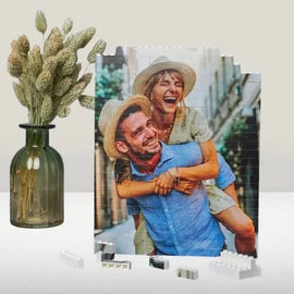 Festival Photo Gift: 144 - Piece Custom Building Brick Picture Puzzle for Adults
