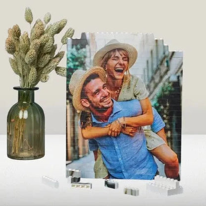 Festival Photo Gift: 144 - Piece Custom Building Brick Picture Puzzle for Adults
