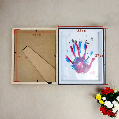 DIY paar handabdruck bilderrahmen Geburtstag geschenk Jahrestag Valentinstag bilderrahmen