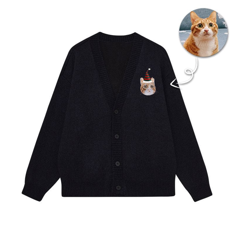 ersonalized Embroidered Cardigan