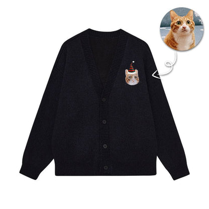 ersonalized Embroidered Cardigan