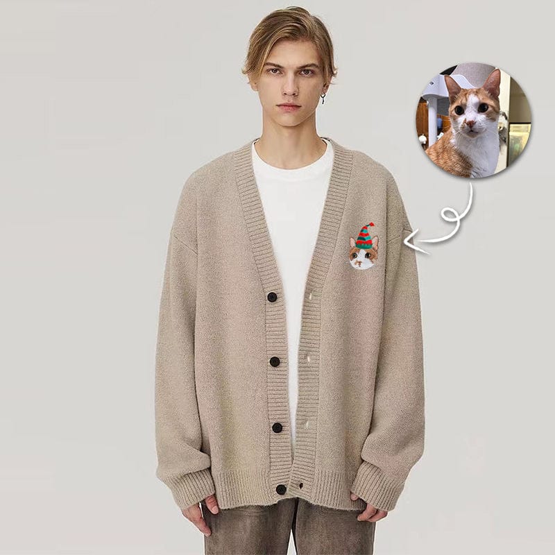 ersonalized Embroidered Cardigan
