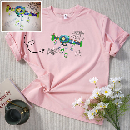 Individuell handbemaltes besticktes Sweatshirt