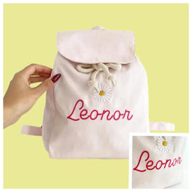 Embroidered Magic: Custom Canvas Backpacks for Little Adventurers!