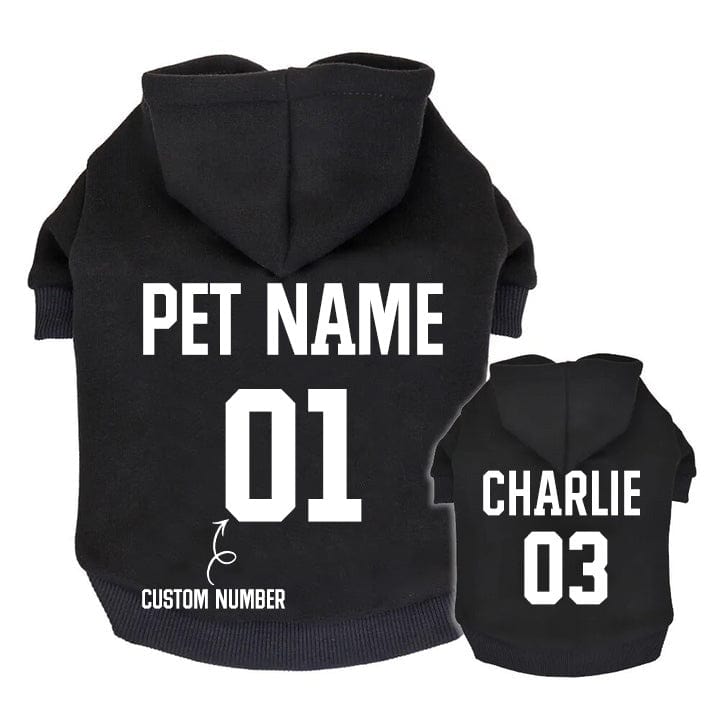 Hundehoodie mit individuellem Aufdruck