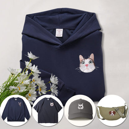 Mystichot – Sweatshirt mit individueller Bestickung für Haustiere 