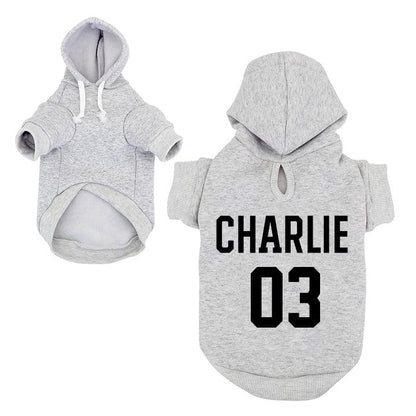 Hundehoodie mit individuellem Aufdruck