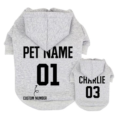 Hundehoodie mit individuellem Aufdruck
