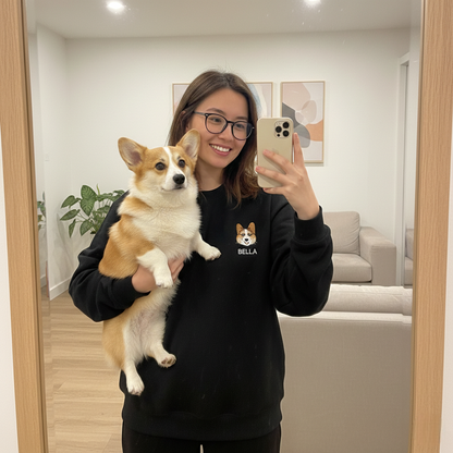 Mystichot Custom Embroidered Pet Sweatshirt