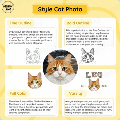 Mystichot Custom Embroidered Pet Sweatshirt