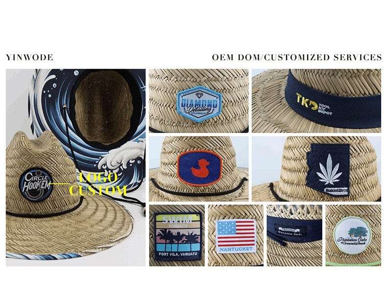 New Arrivals Beach Hat Lifeguard Man Sun Hat With Custom Patch